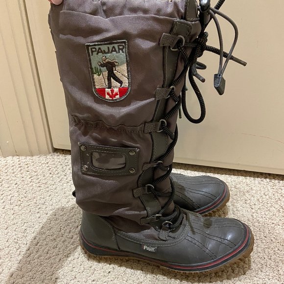 Tall Lace Up Snow Boot by Pajar - Picture 2 of 4